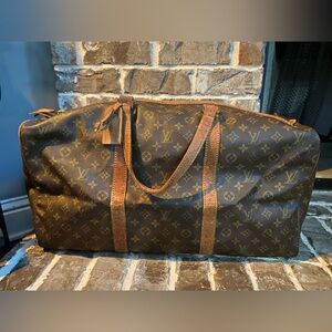 Louis Vuitton Sac Souple 55 Monogram Duffel Bag